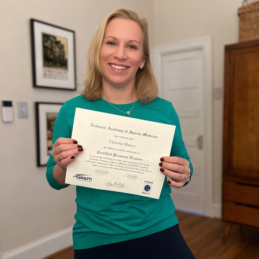 Completing the NASM CPT&nbsp;Course!